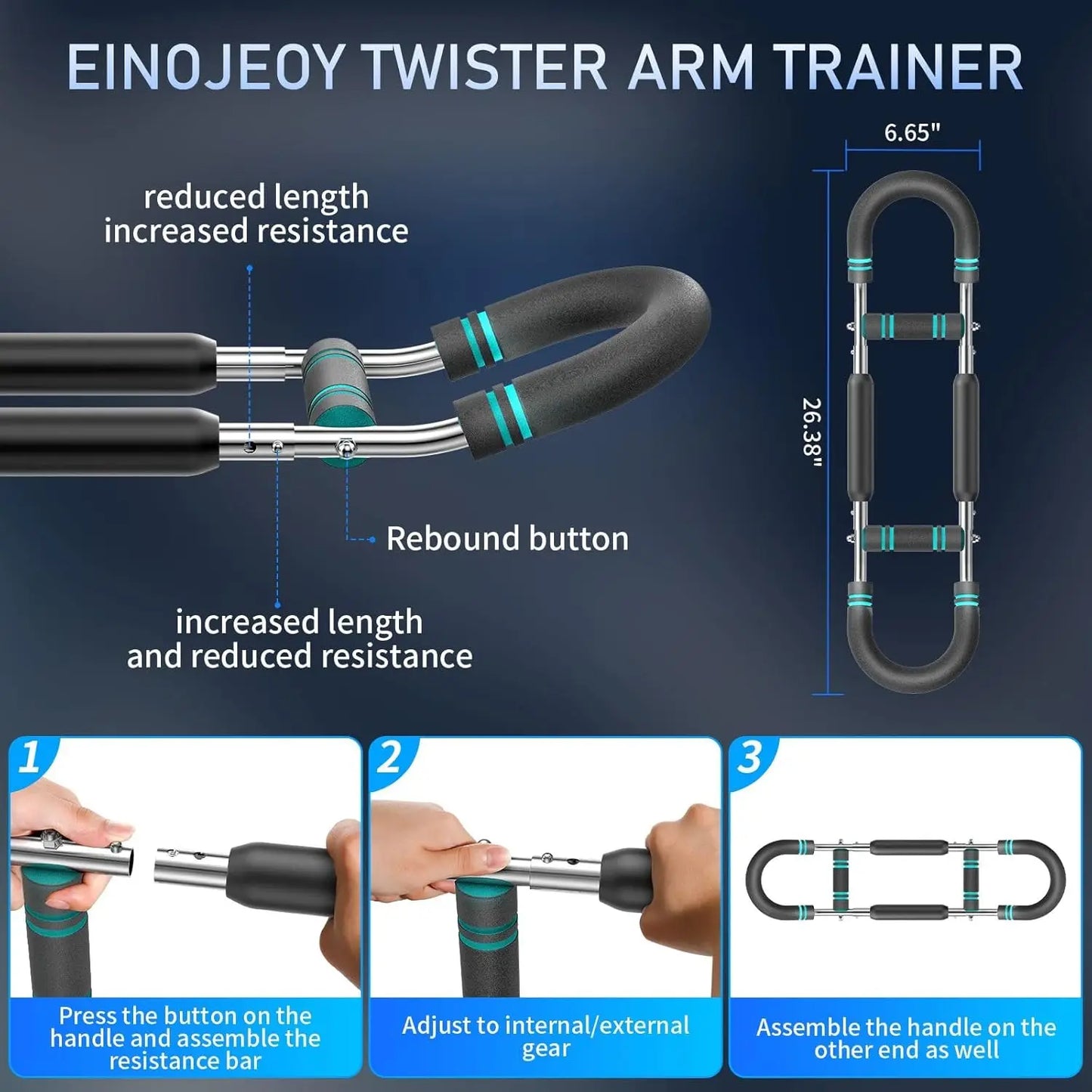 OtherChoice Twister Arm Trainer With Adjustable Resistance Chest Workout