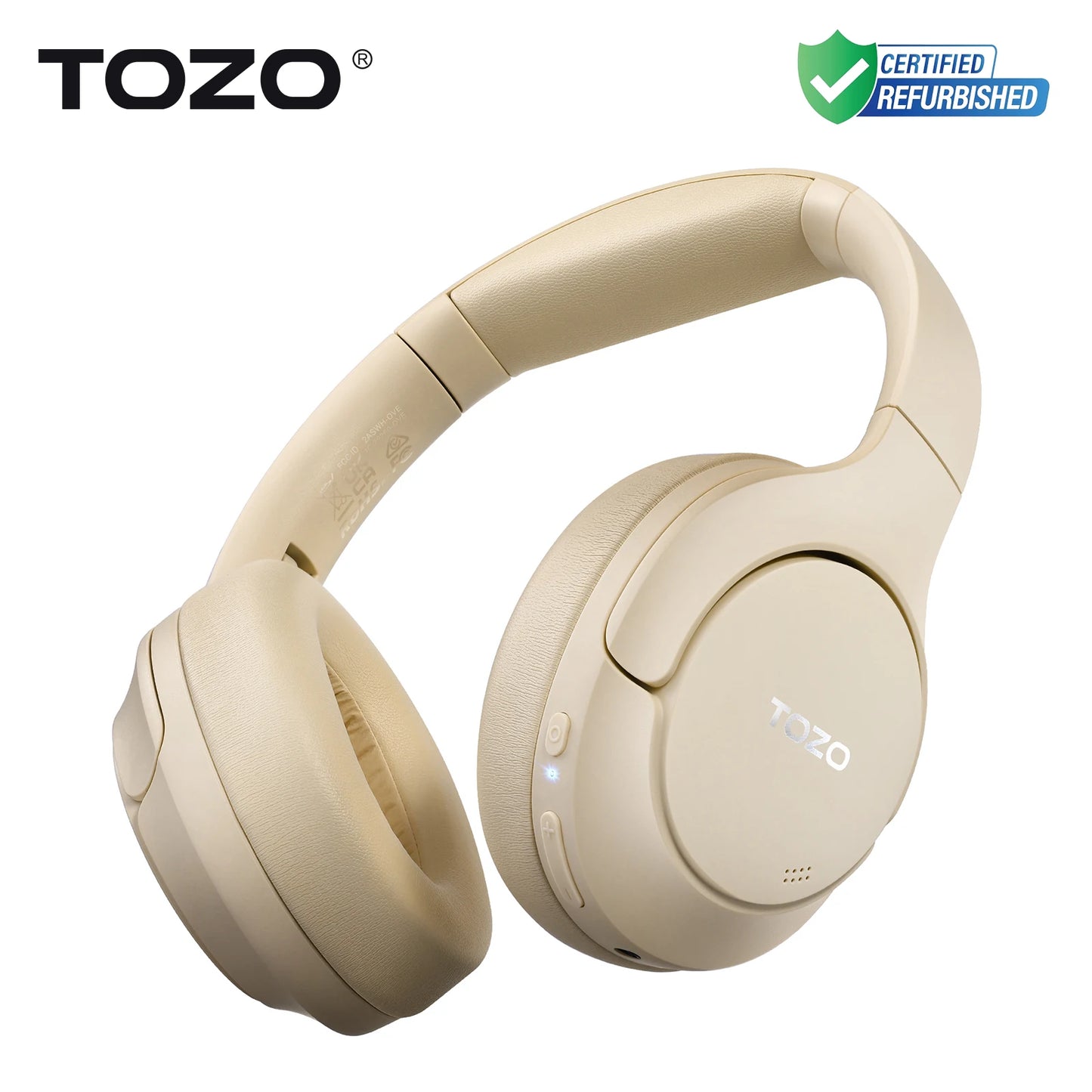 TOZO Refurbished Hi-Res Over-Ear Headphones Bluetooth ANC