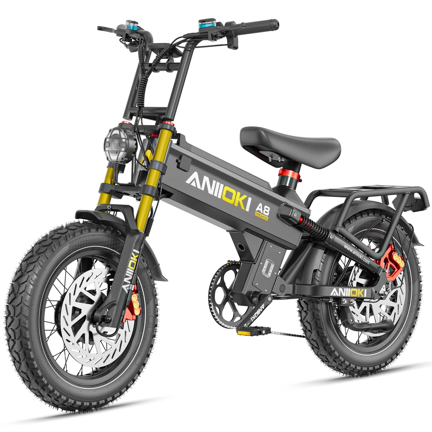 2700W Dual Peak AWD Electric Bike With 52V 70Ah Battery
