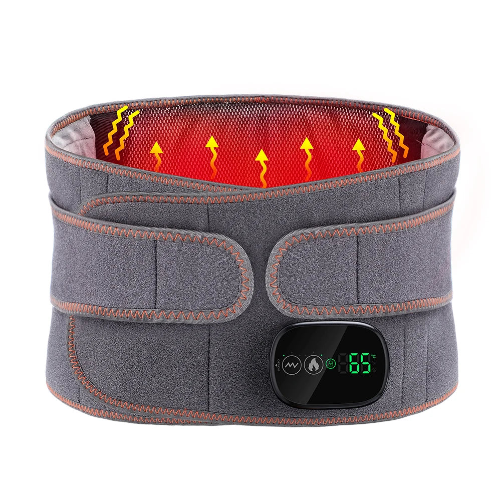 Hailicare Heating Vibration Massager Belt With Light Therapy