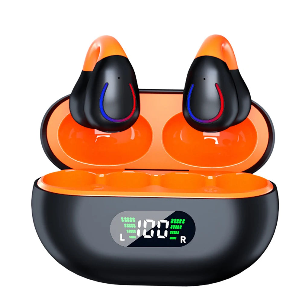 GREATWALL Wireless Bluetooth Earphones With LED Digital Display