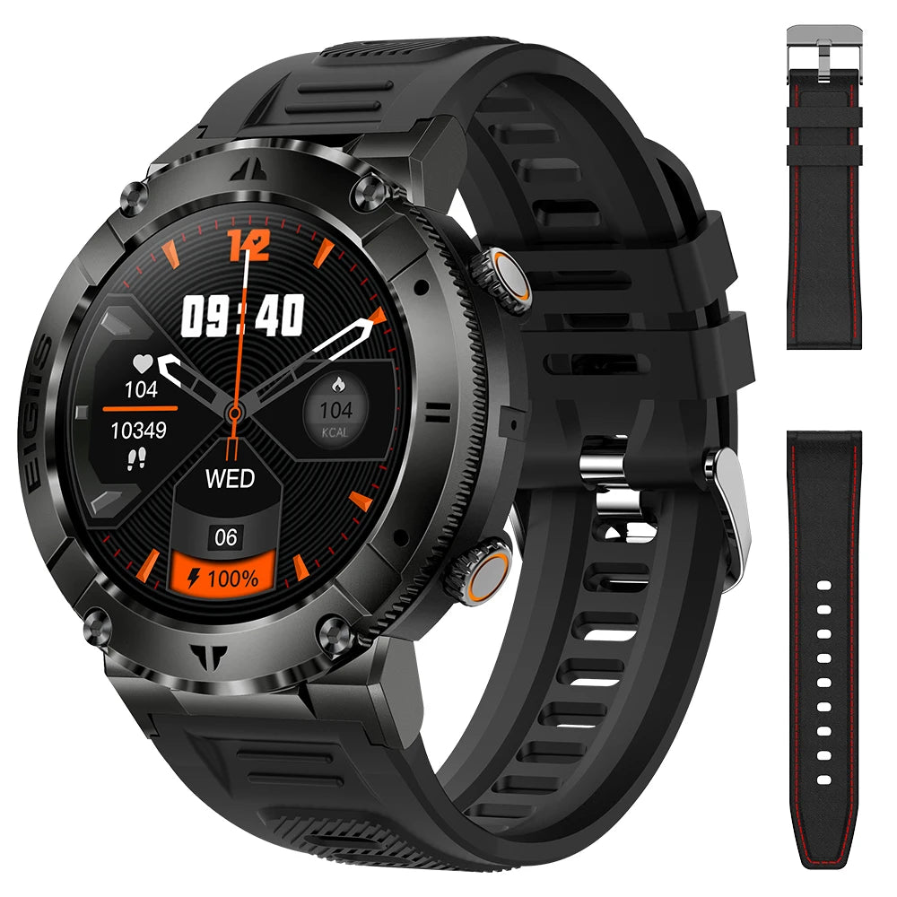 LaNikar Smart Watch Men TFT Display Bluetooth Blood Pressure Monitor