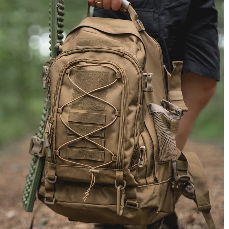 LQARMY Outdoor Tactical Backpack for Hiking and Camping