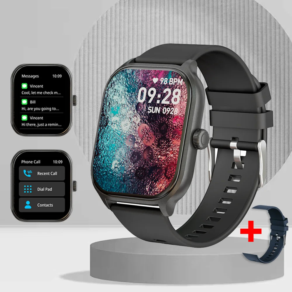 LAXASFIT Smart Watch Bluetooth Call Dial SMS Alerts IP68