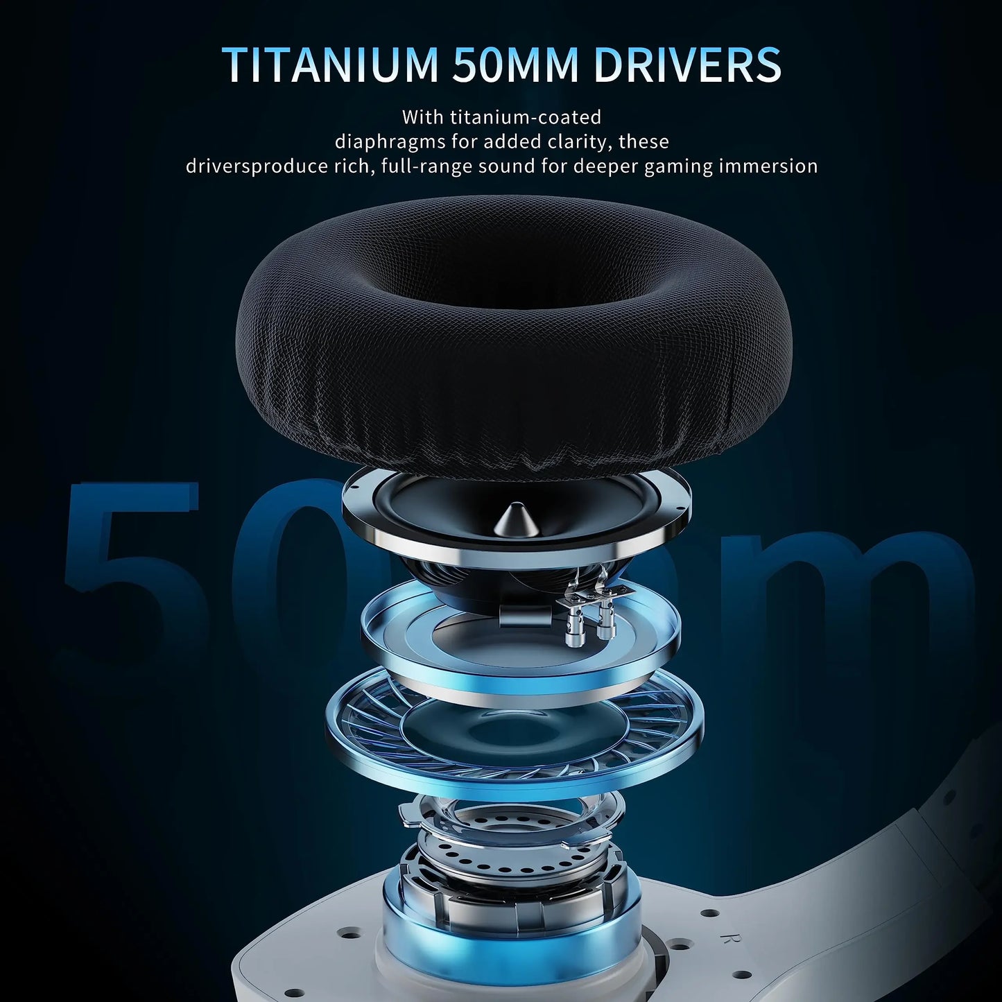 BINNUNE BW01 Wireless Gaming Headset With Microphone