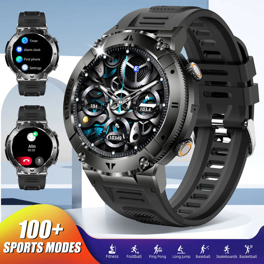 LaNikar Smart Watch Men TFT Display Bluetooth Blood Pressure Monitor