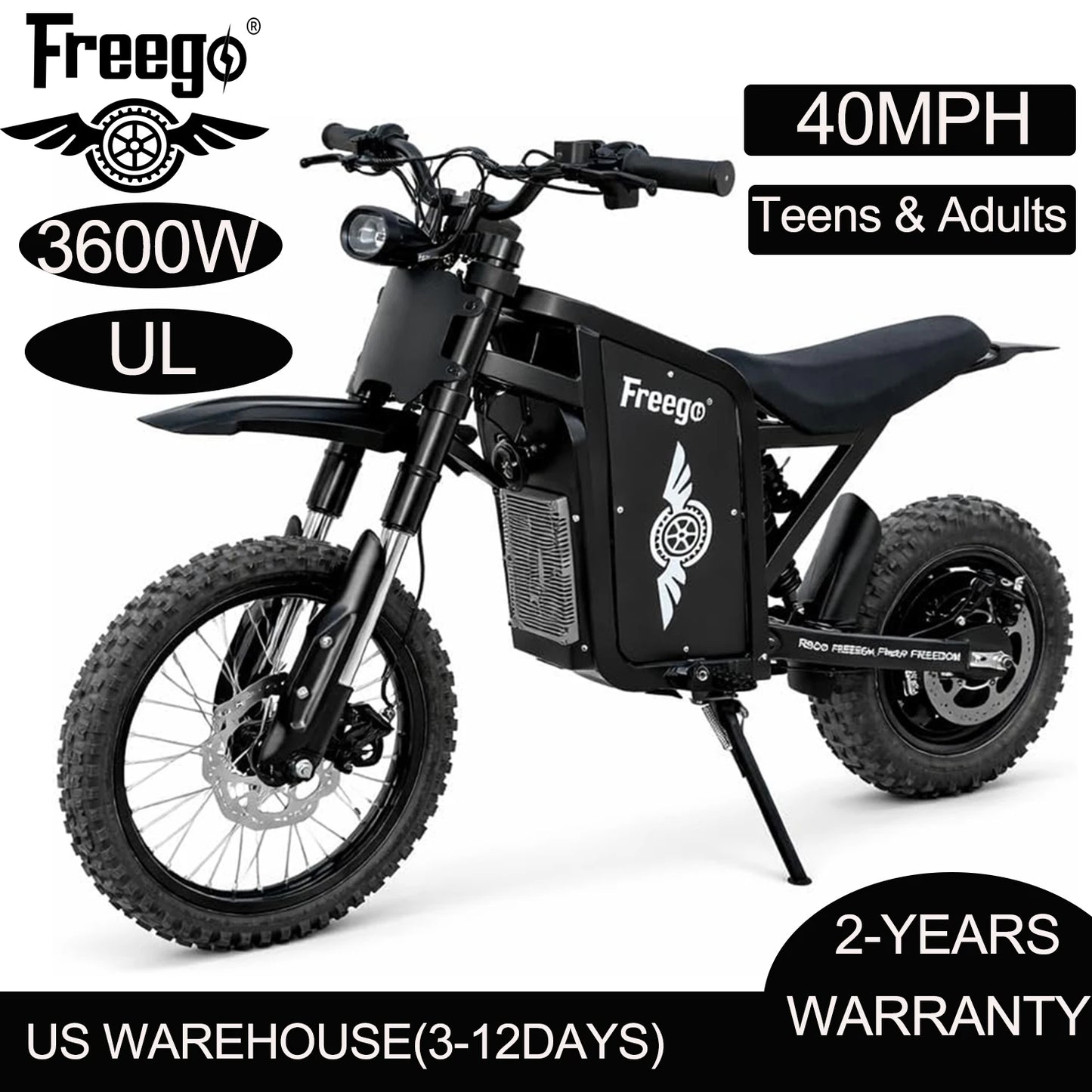 Freego X0 Mini Dirt Bike 3600W All Terrain Offroad EBike