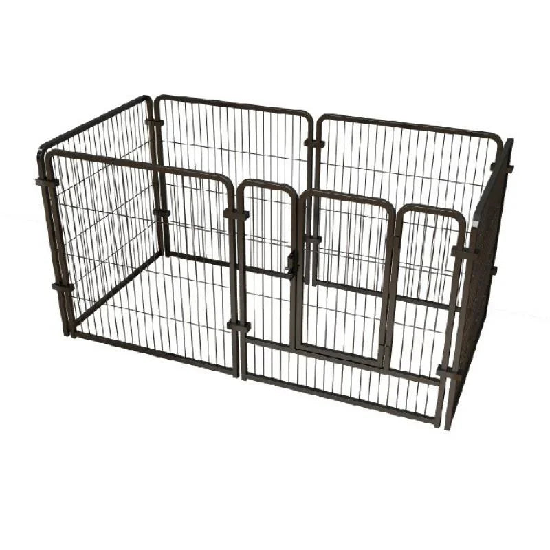 Foldable Dog Fence Playpen With 4 To 6 Panels