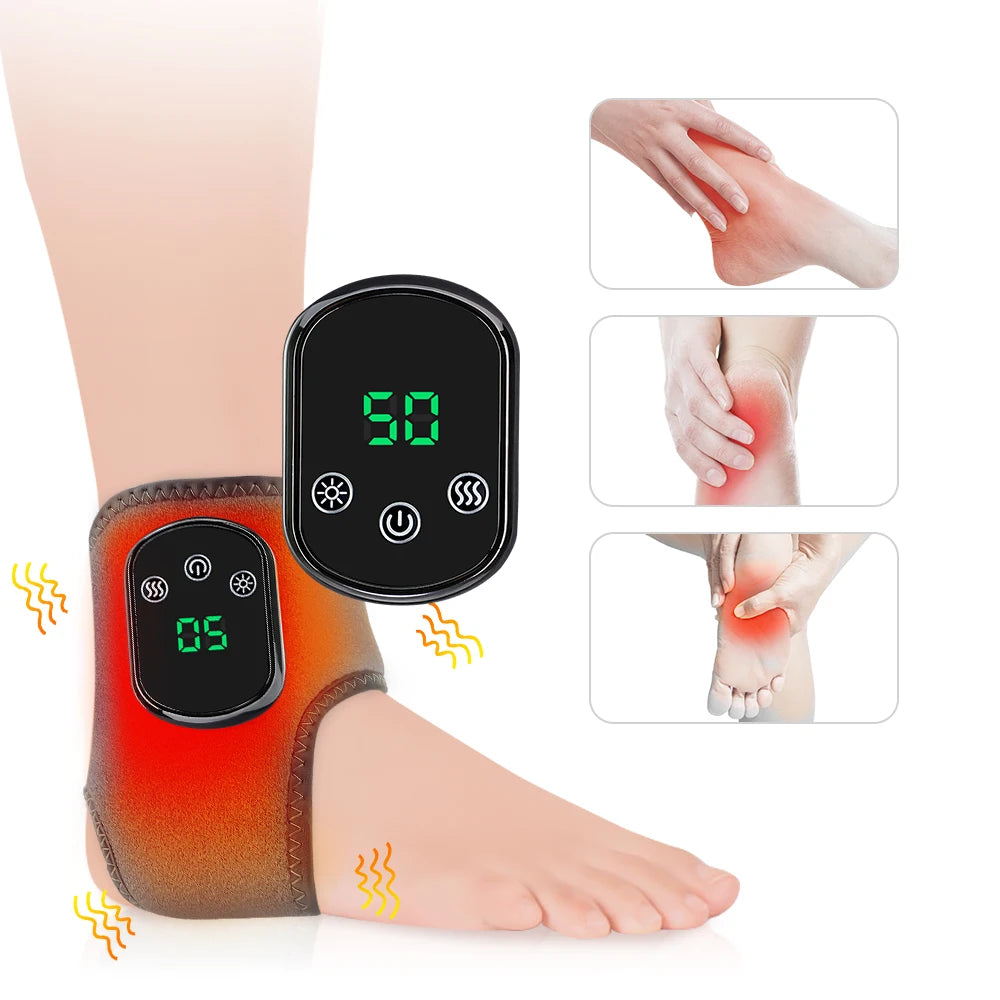 PASTSKY Rechargeable Electric Foot Heat Massager With Vibration
