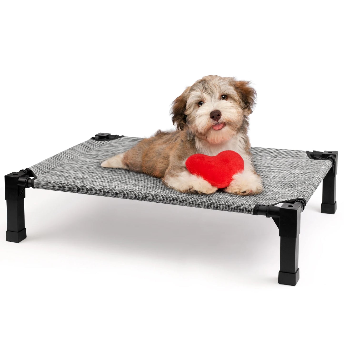 NONECN Elevated Dog Bed With Cooling Mesh And Metal Frame