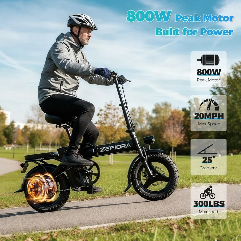 ZEFIORA 1000W Electric Bike for Urban City Commuting