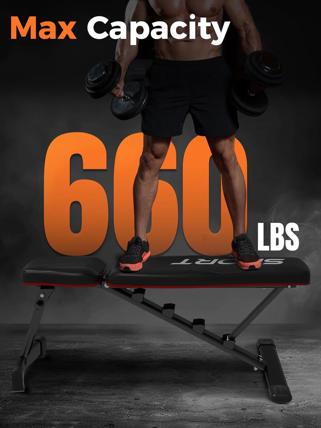 TWISTER.CK Utility Weight Bench Foldable Incline For Full Body Workout