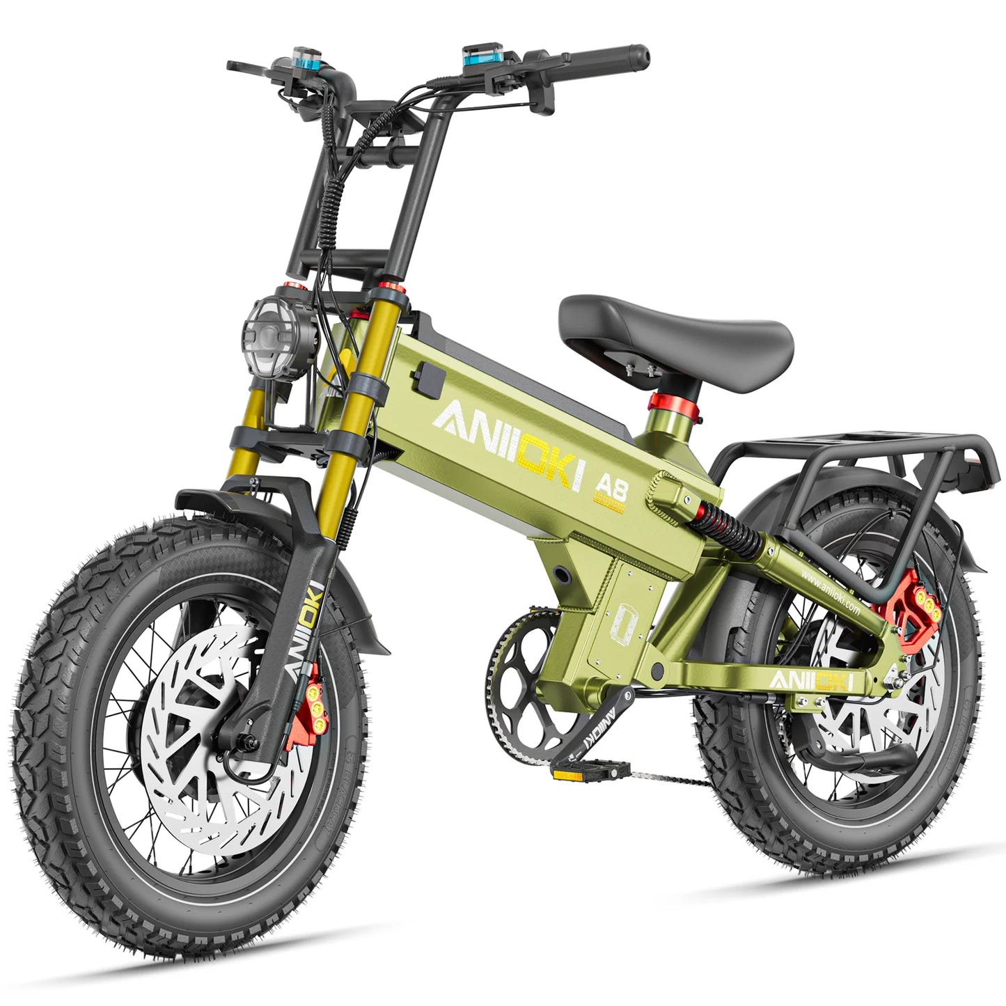 2700W Dual Peak AWD Electric Bike With 52V 70Ah Battery