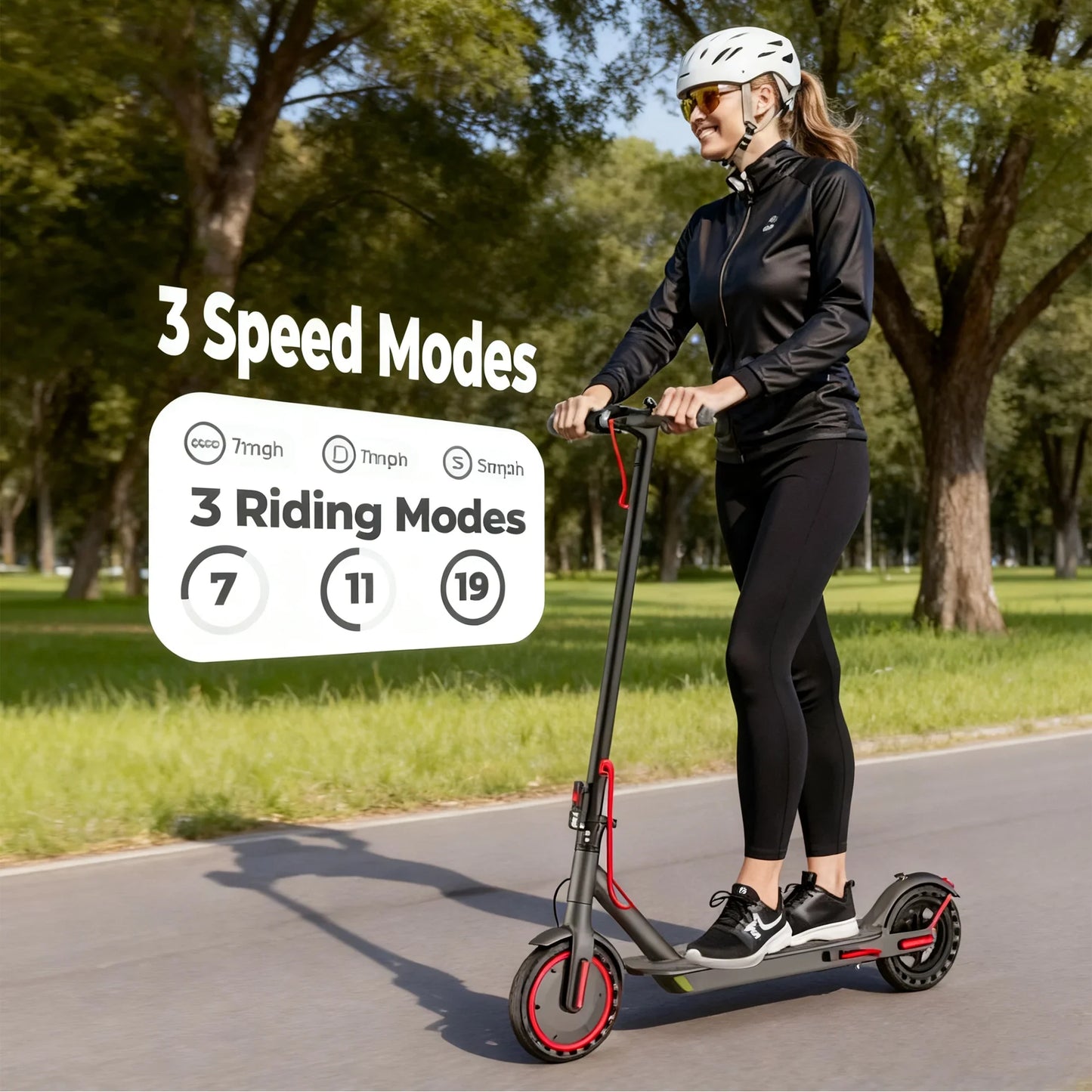 LADPED LP60 Electric Scooter Folding 16 Mile Range 350W 19MPH