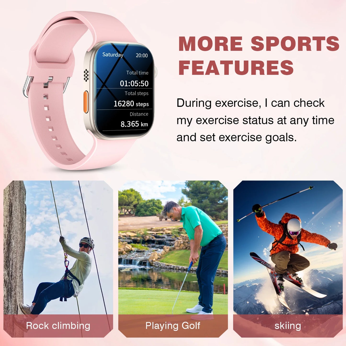 Odelet Smart Watch for Android and iOS with Fitness Tracking