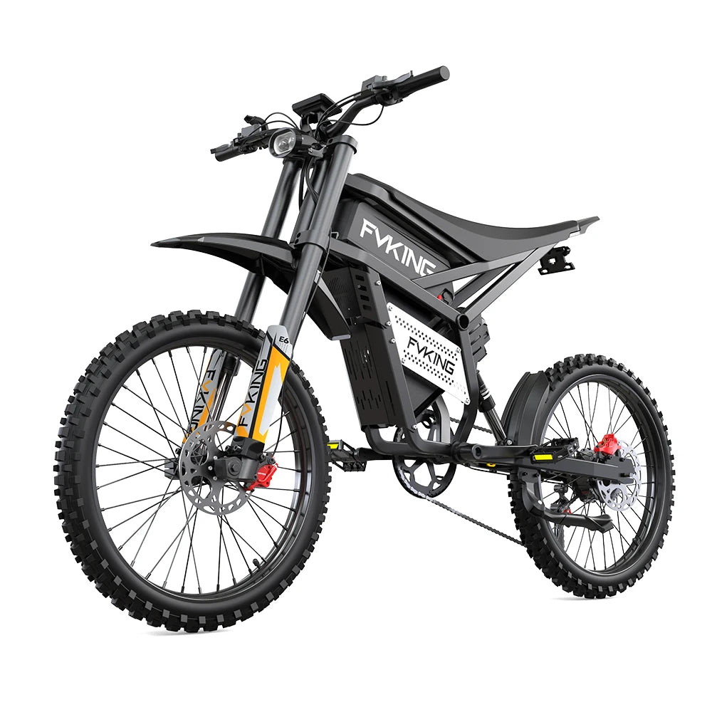 Electric Mountain E-Bike Dual Battery 2900W Peak 52V