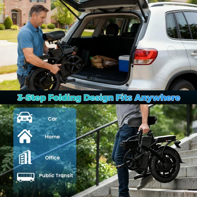 ZEFIORA 1000W Electric Bike for Urban City Commuting