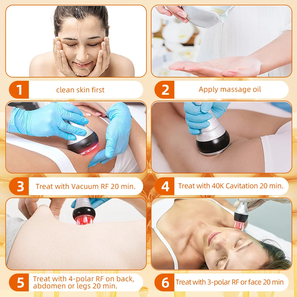 Moonic Beauty TM-502 4-in-1 Ultrasonic Slimming And Skin Tightening Instrument