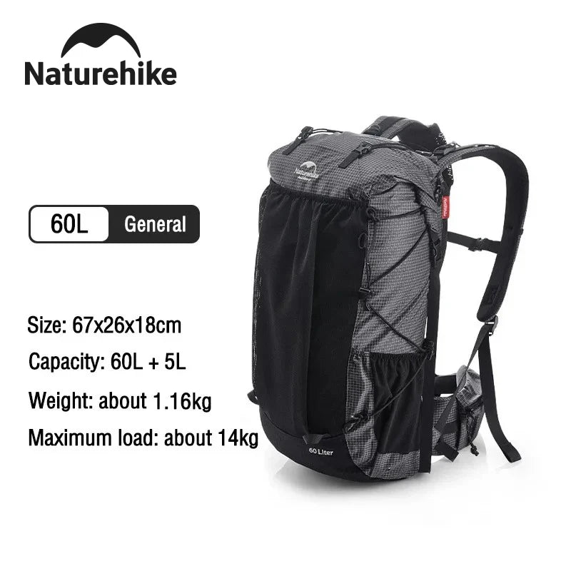 Naturehike Waterproof Mountain Backpack with Rain Cover