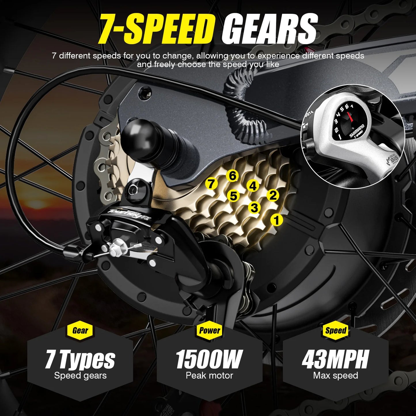 Terrosor S900 Off Road Electric Bike 1500W 60V All Terrain