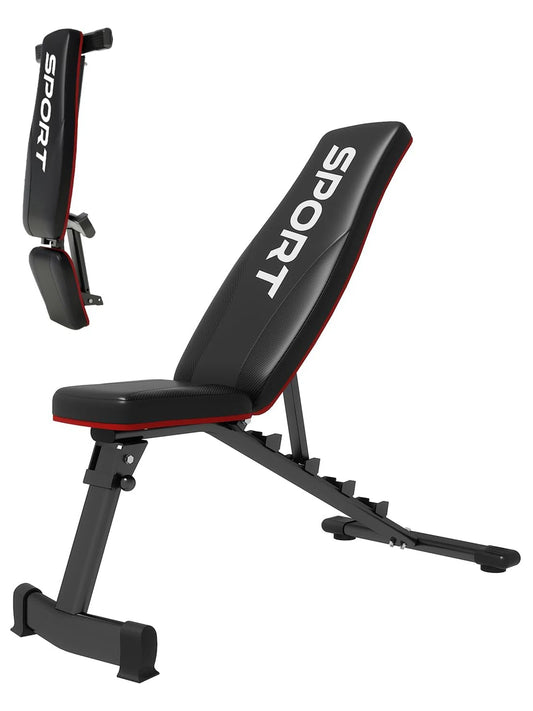 TWISTER.CK Utility Weight Bench Foldable Incline For Full Body Workout