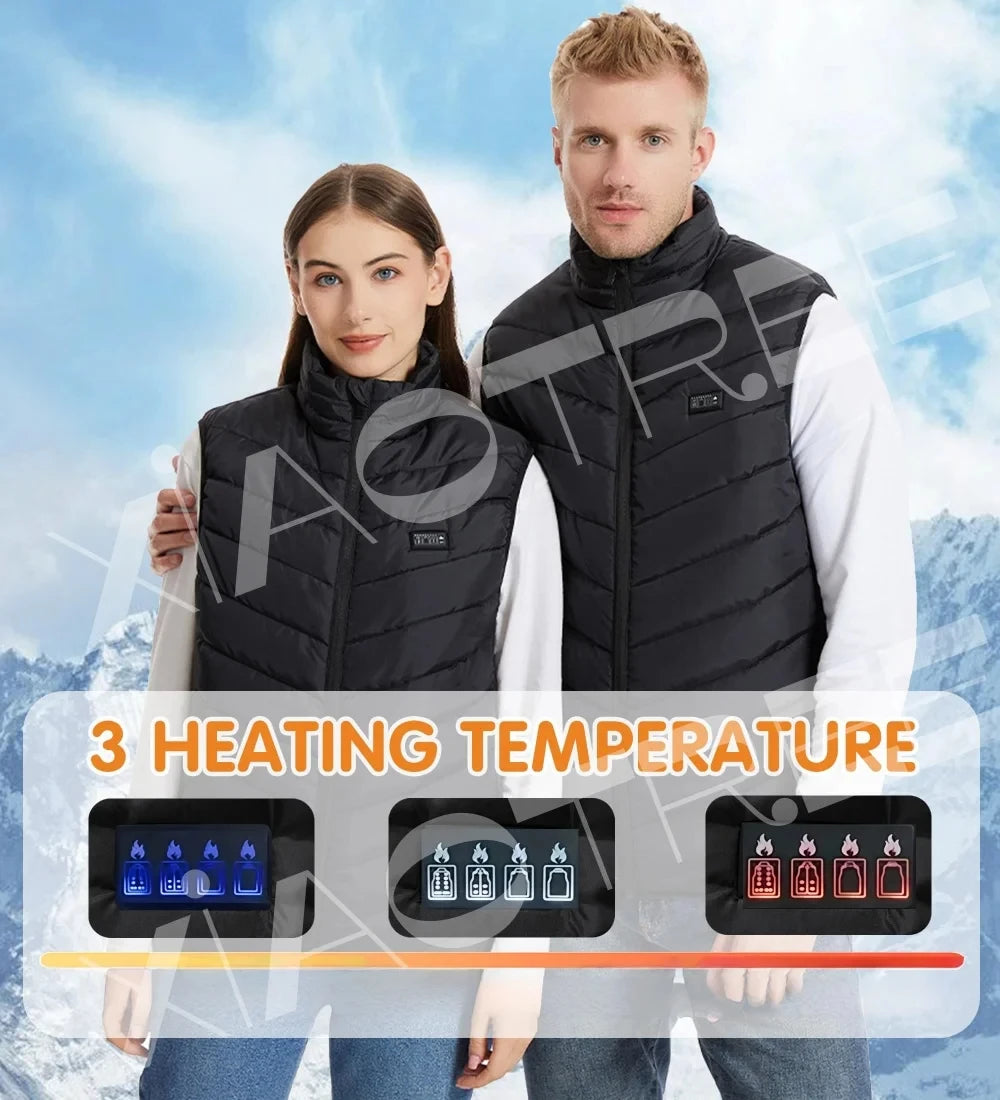 XIAOTREECN Heated Vest Jacket For Men And Women USB