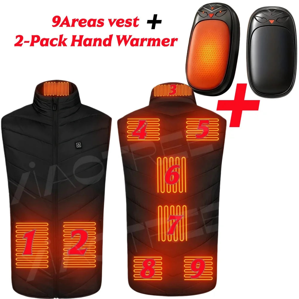 XIAOTREECN Heated Vest Jacket For Men And Women USB