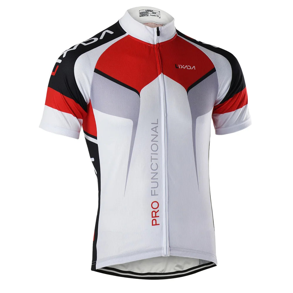 Men Breathable Quick Dry Cycling Jersey And Padded Shorts Set