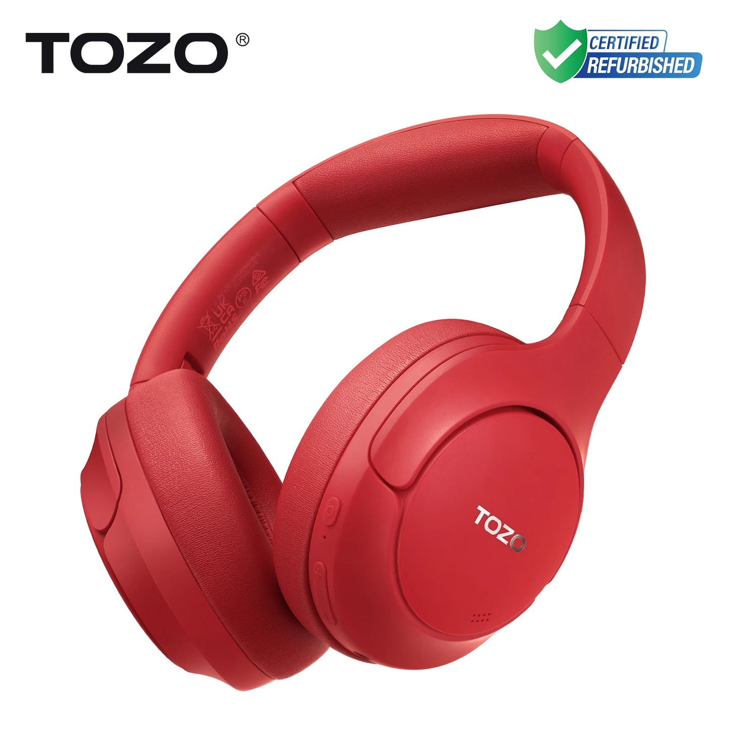 TOZO Refurbished Hi-Res Over-Ear Headphones Bluetooth ANC