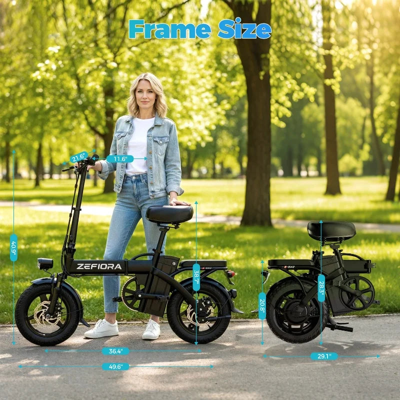 ZEFIORA 1000W Electric Bike for Urban City Commuting