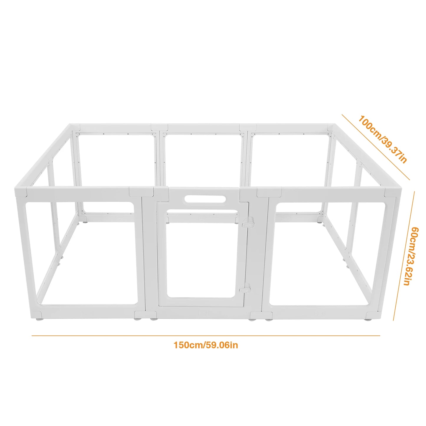 Clear Acrylic Puppy Playpen Kennel Cage With Door For Pets