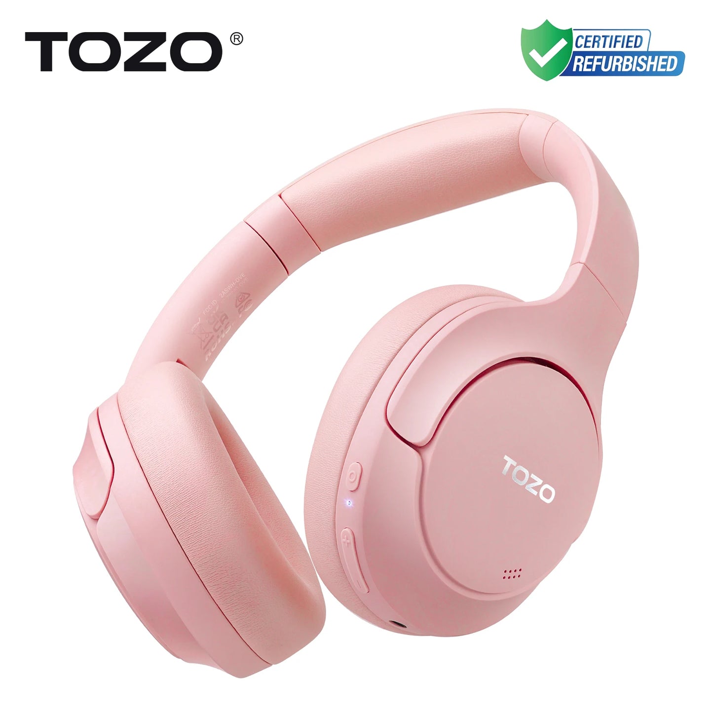 TOZO Refurbished Hi-Res Over-Ear Headphones Bluetooth ANC