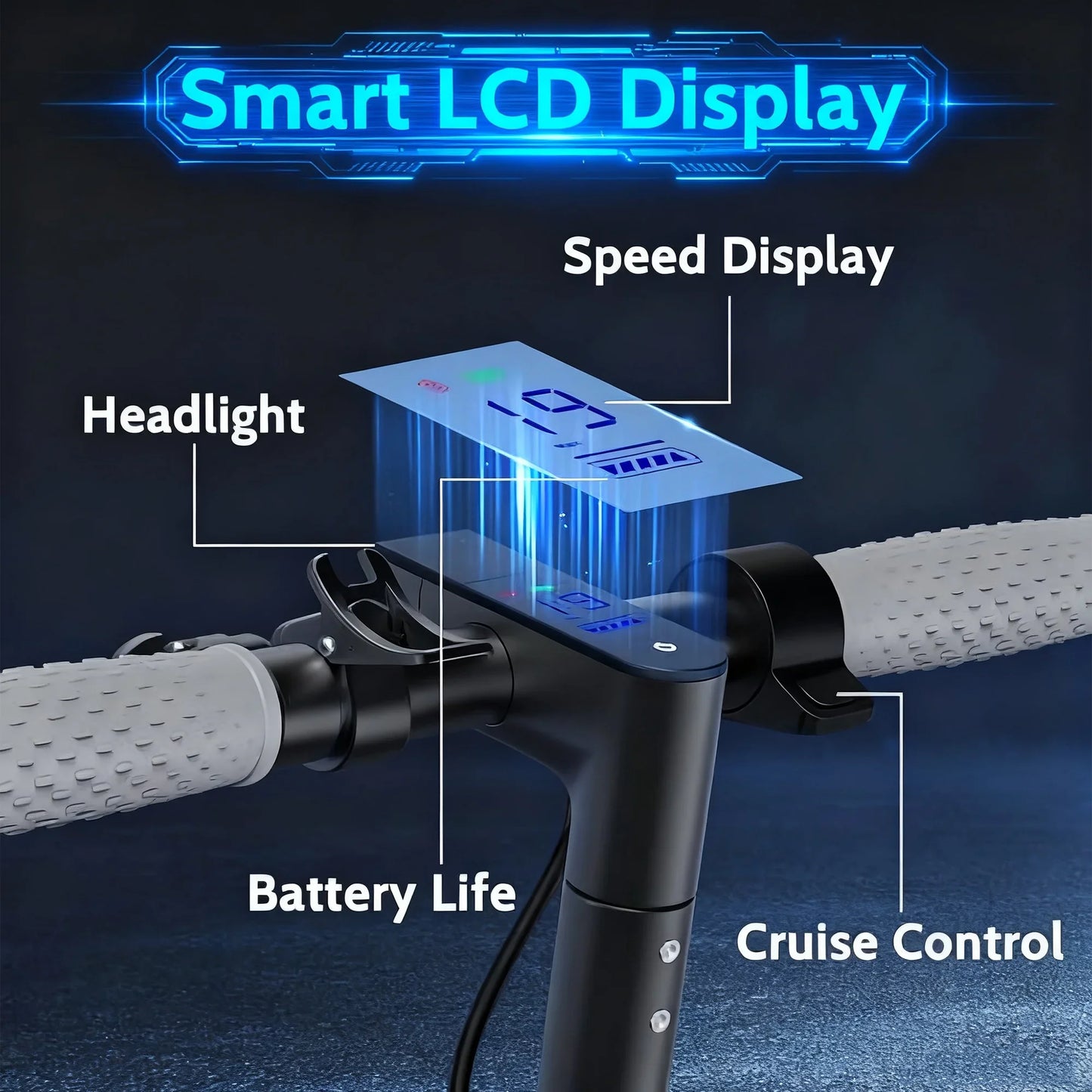 LADPED LP60 Electric Scooter Folding 16 Mile Range 350W 19MPH