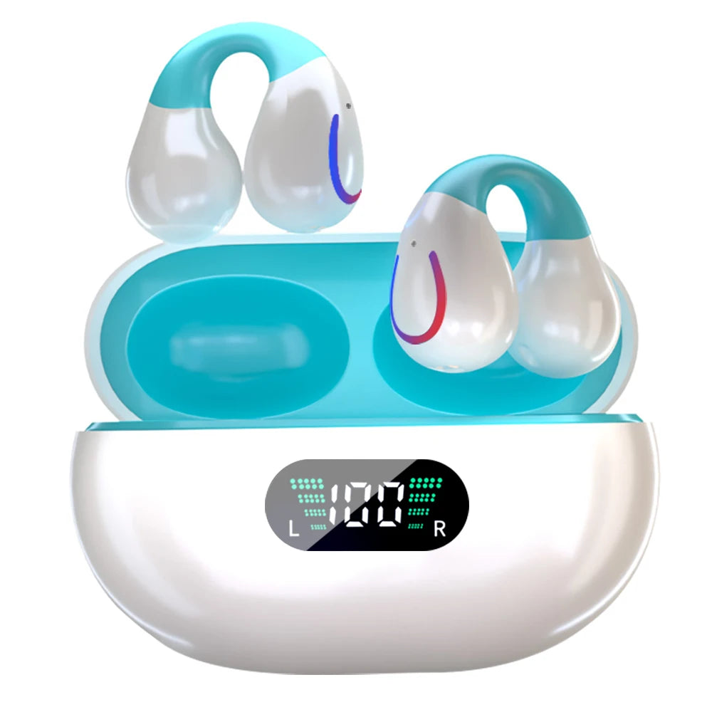 GREATWALL Wireless Bluetooth Earphones With LED Digital Display