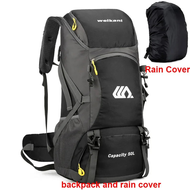 Scione Waterproof Hiking Backpack Rucksack For Outdoor Adventures