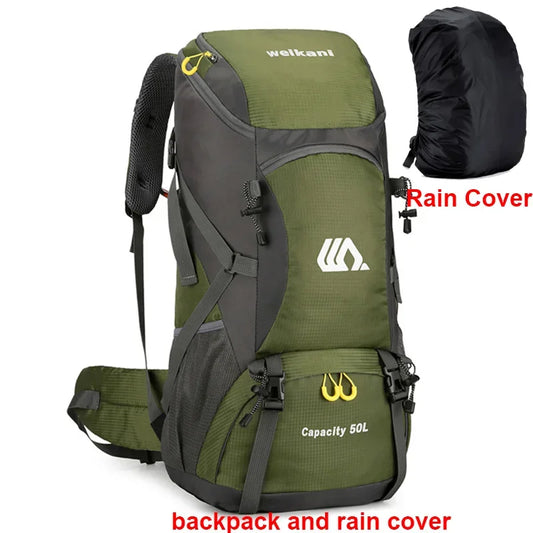 Scione Waterproof Hiking Backpack Rucksack For Outdoor Adventures