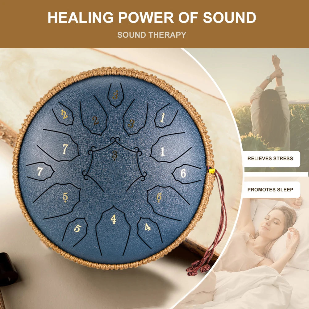 APWIKOGER Ethereal D Tone Hand Drum For Yoga Meditation