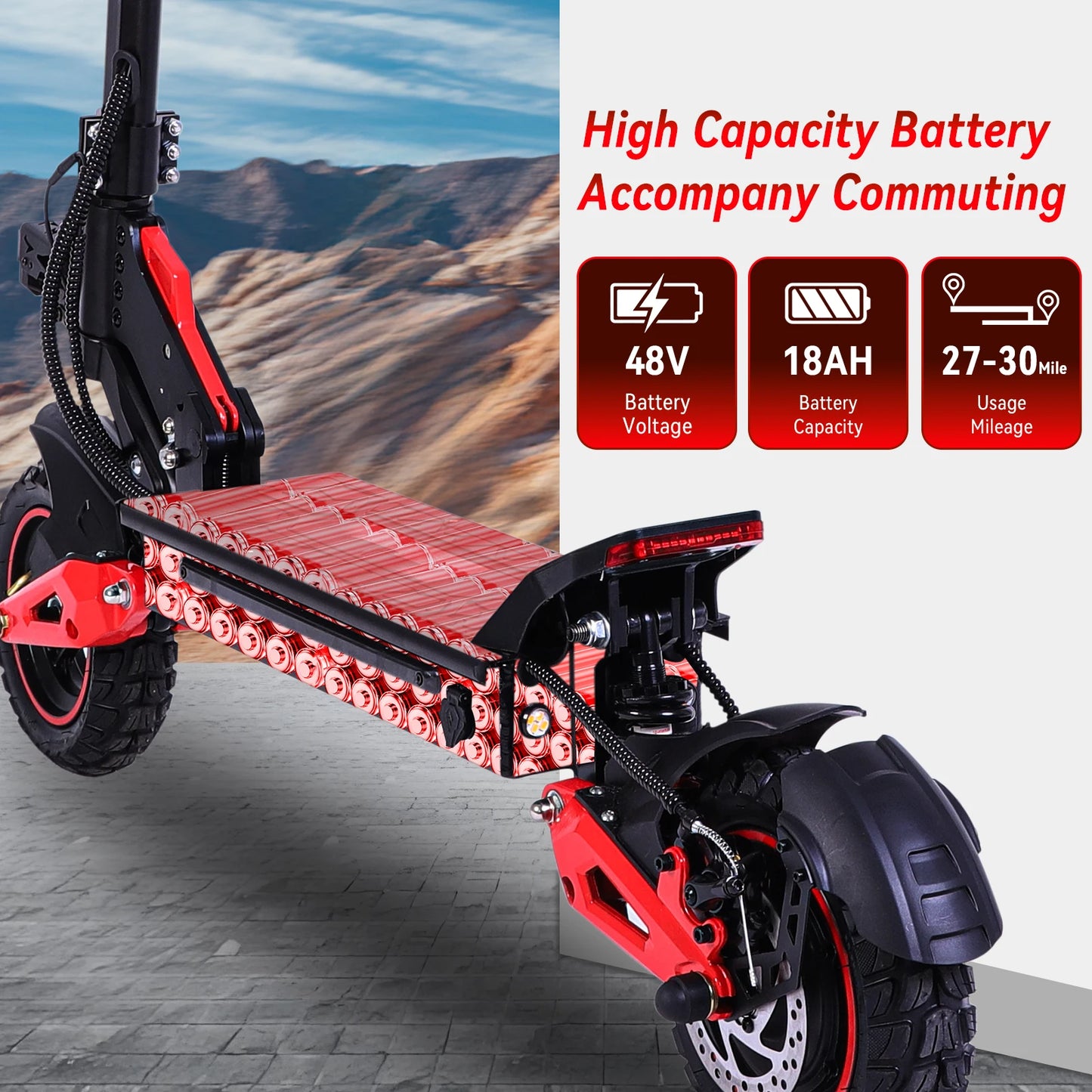 OBARTER J15 Electric Scooter 1600W Motor Max Speed 31 Mph Range 27 To 30 Miles