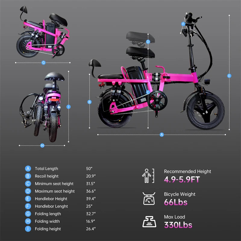 AILIFE Foldable Electric Bicycle For Urban Commute