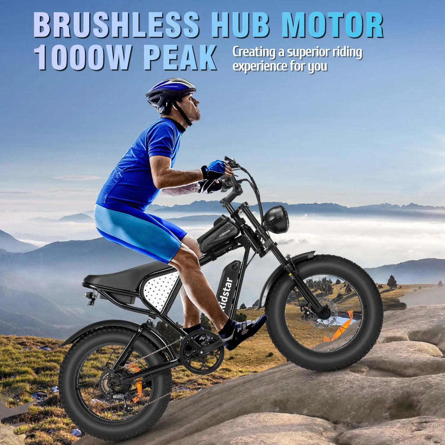 Ridstar Q20 Lite Fat Tire Electric Bike for Adults