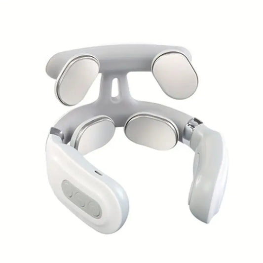Four Head USB Neck Massager With Heating And Breathing Light