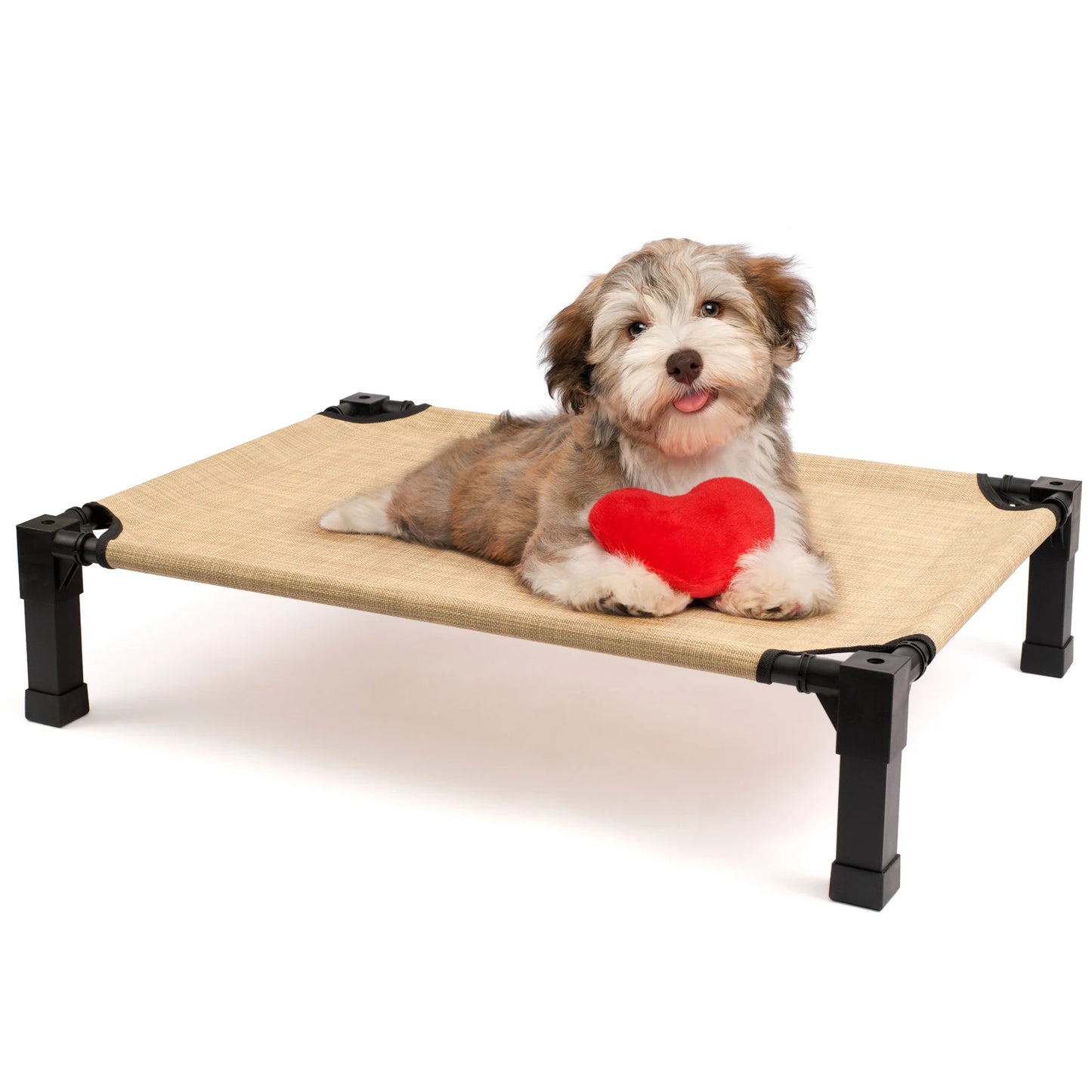 NONECN Elevated Dog Bed With Cooling Mesh And Metal Frame