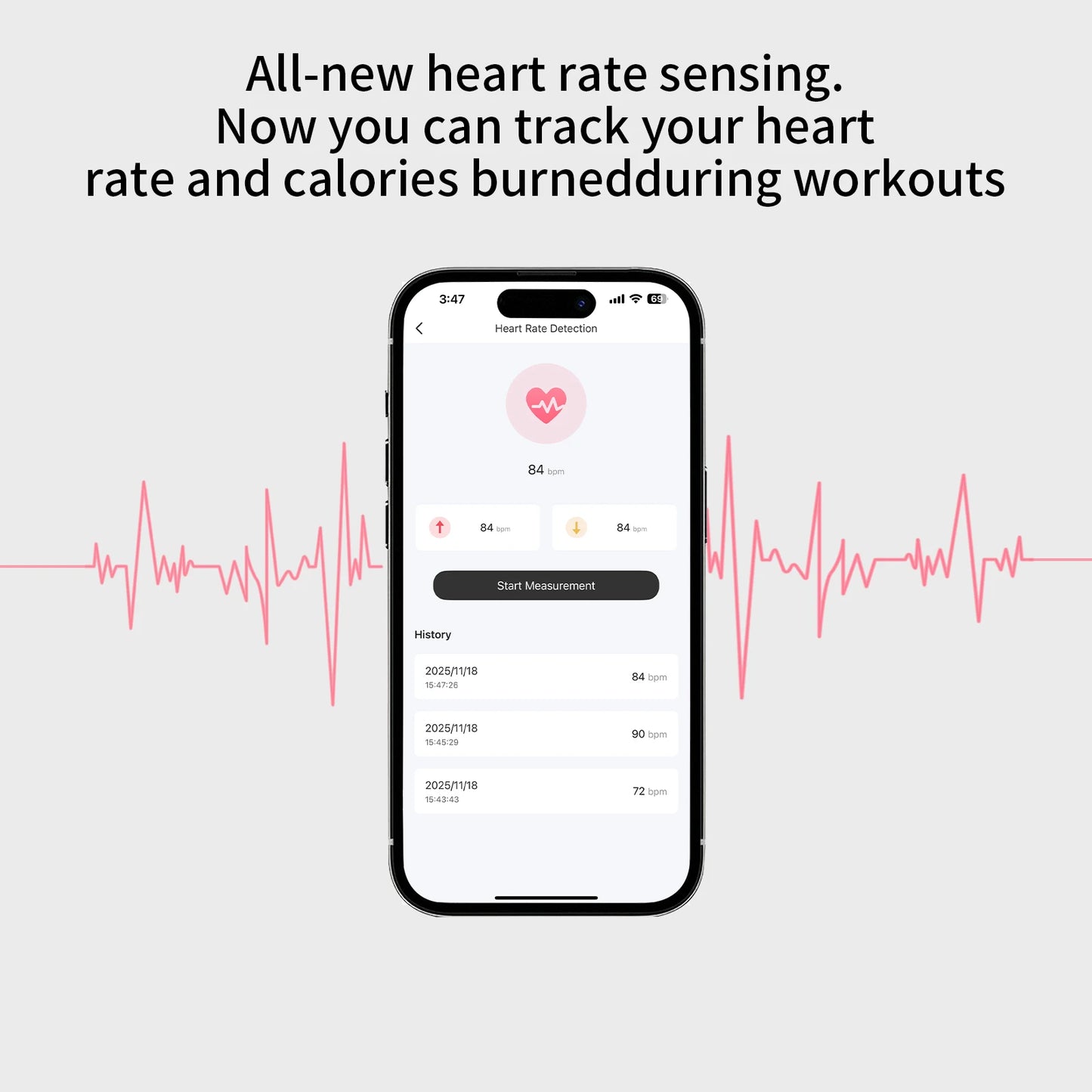 ZZLOVE PRO 3 Wireless Earphones With Heart Rate Monitoring