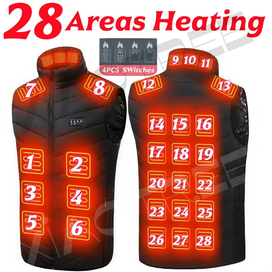 XIAOTREECN Heated Vest Jacket For Men And Women USB
