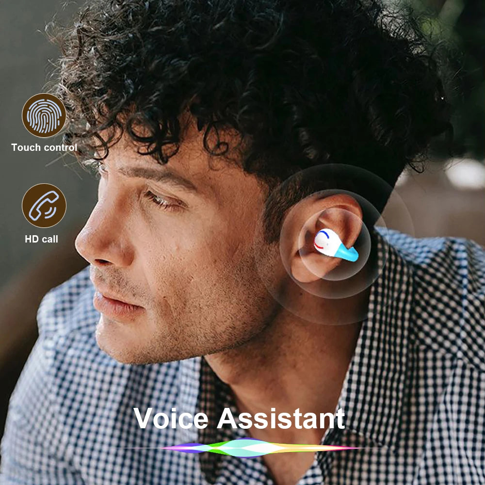 GREATWALL Wireless Bluetooth Earphones With LED Digital Display