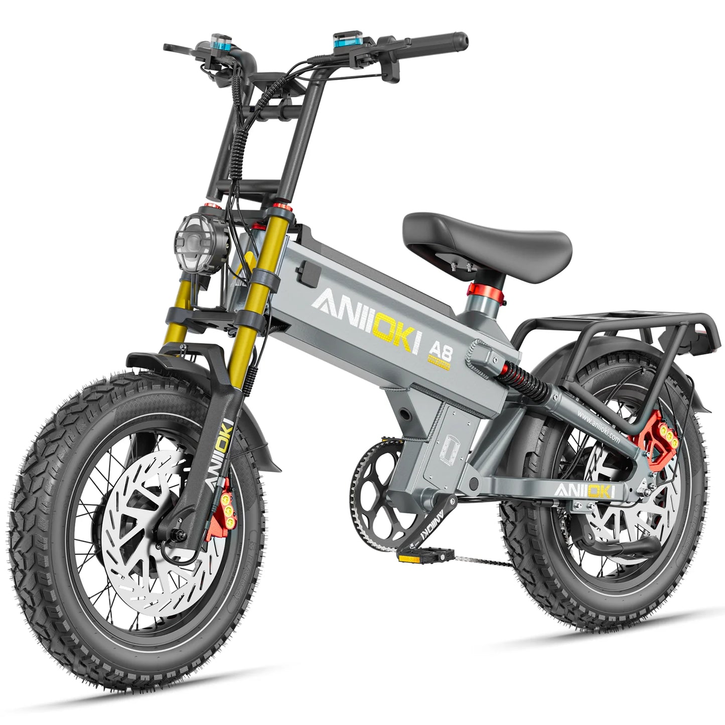 2700W Dual Peak AWD Electric Bike With 52V 70Ah Battery