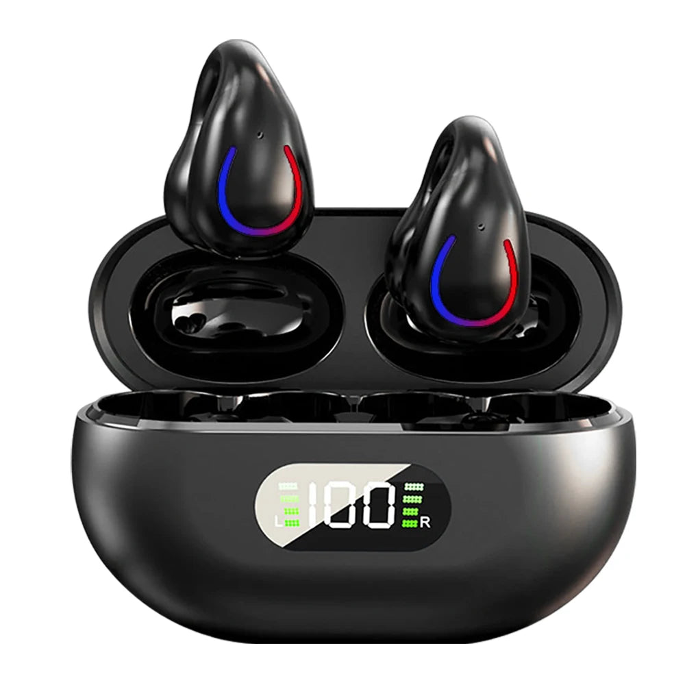 GREATWALL Wireless Bluetooth Earphones With LED Digital Display