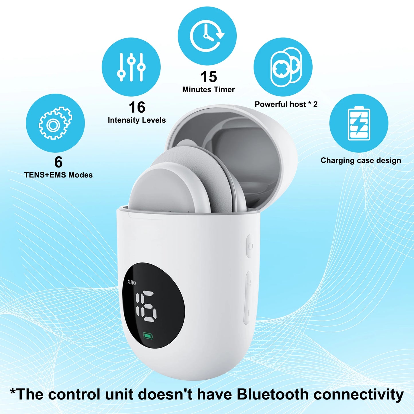 MASGREE Wireless TENS EMS Unit For Electric Muscle Stimulation