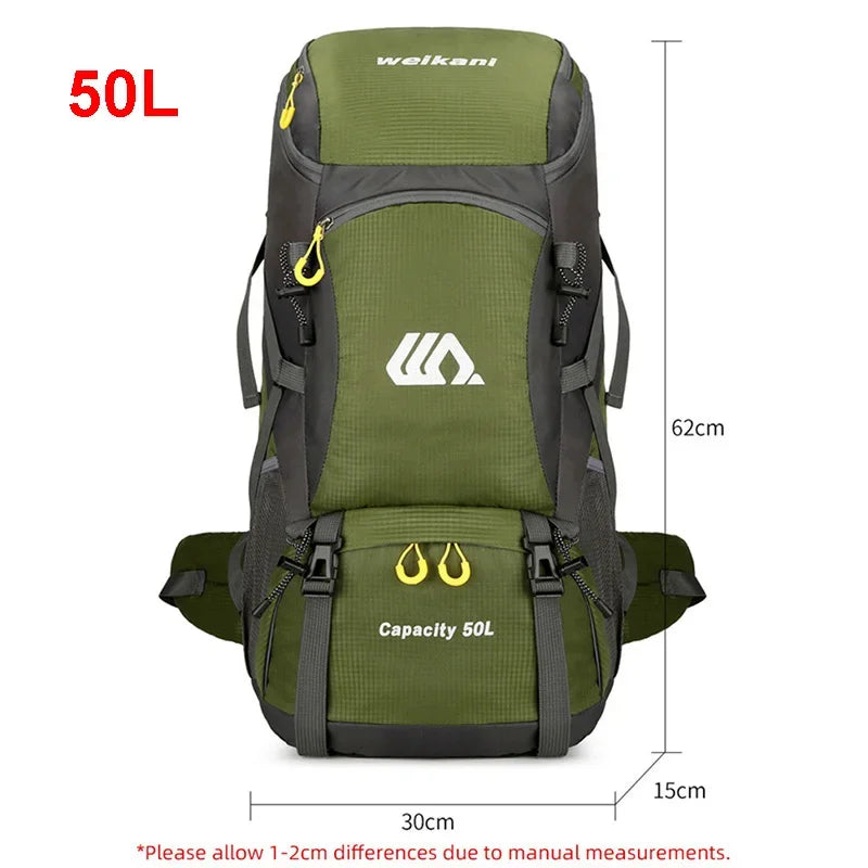 Scione Waterproof Hiking Backpack Rucksack For Outdoor Adventures